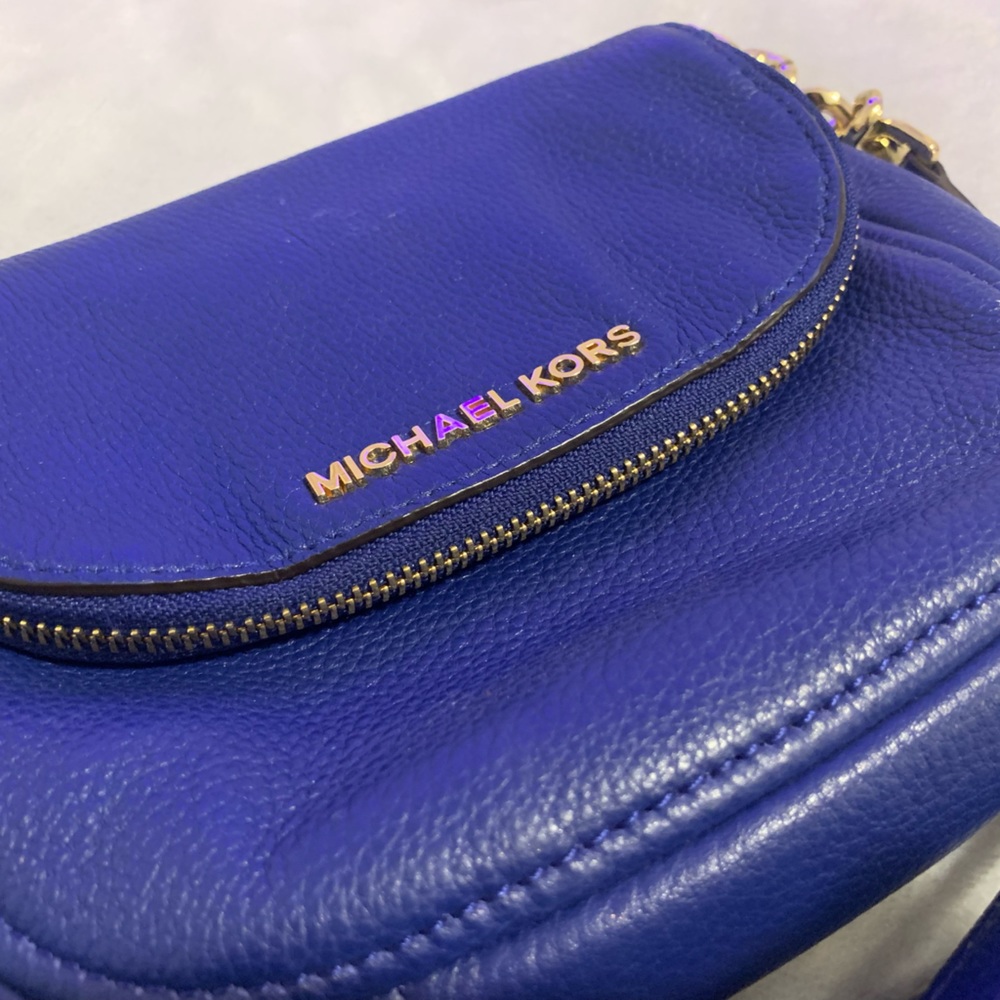 Blue Michel Kors bag
